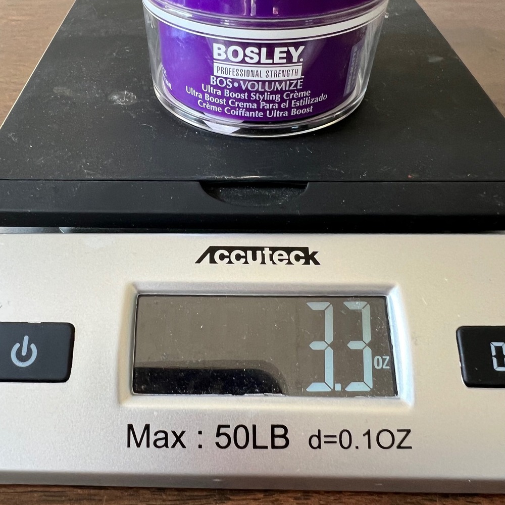 Bosley Professional Strength Bos Volumize Ultra Boost Styling Creme 3.3oz Matte - Picture 2 of 3